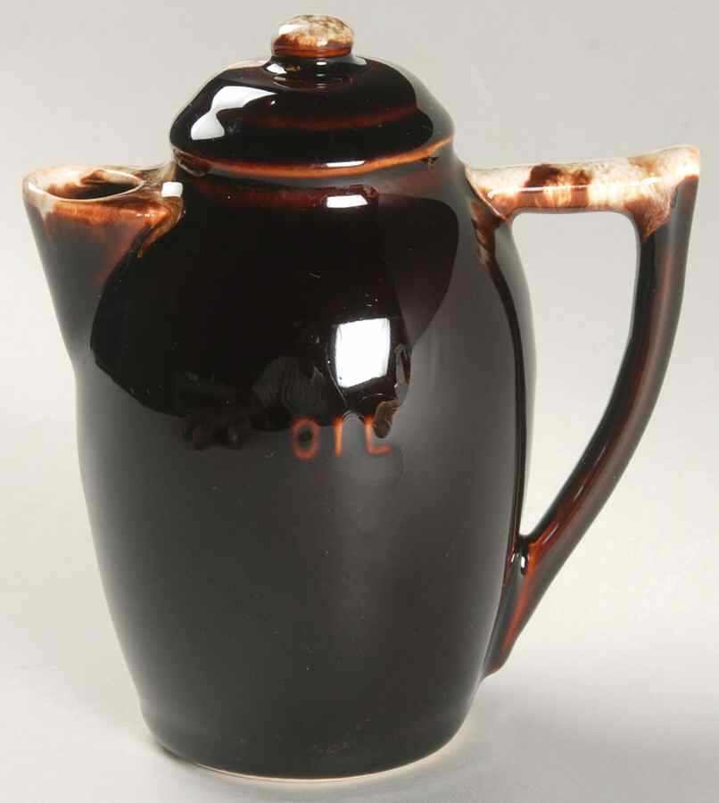Gourmet Brown Handled Oil No Cork Stopper by Pfaltzgraff-1