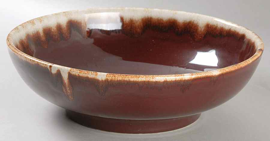 Gourmet Brown 10" Round Vegetable Bowl by Pfaltzgraff-1