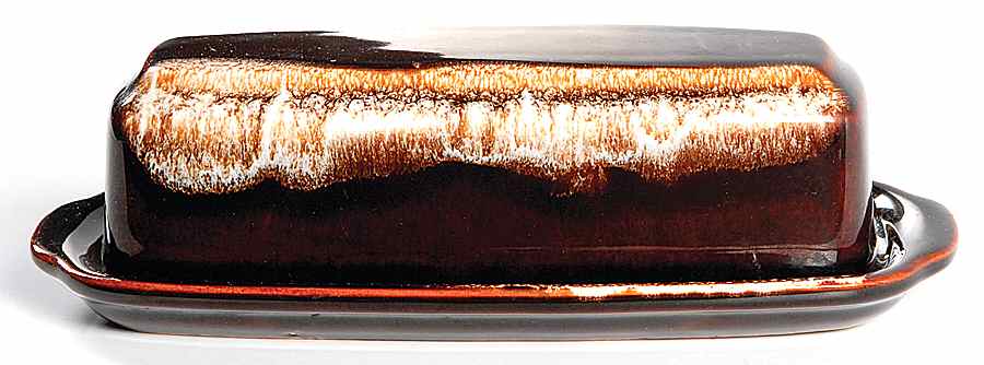 Gourmet Brown 1/4 Lb Covered Butter by Pfaltzgraff-1