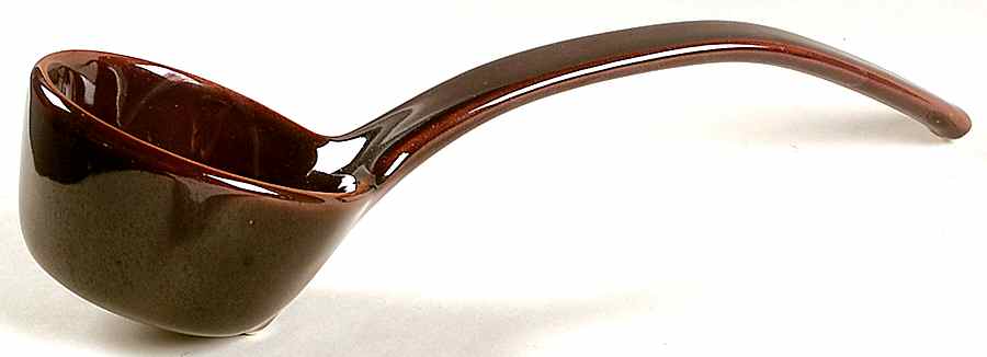Gourmet Brown Tureen Ladle by Pfaltzgraff-1
