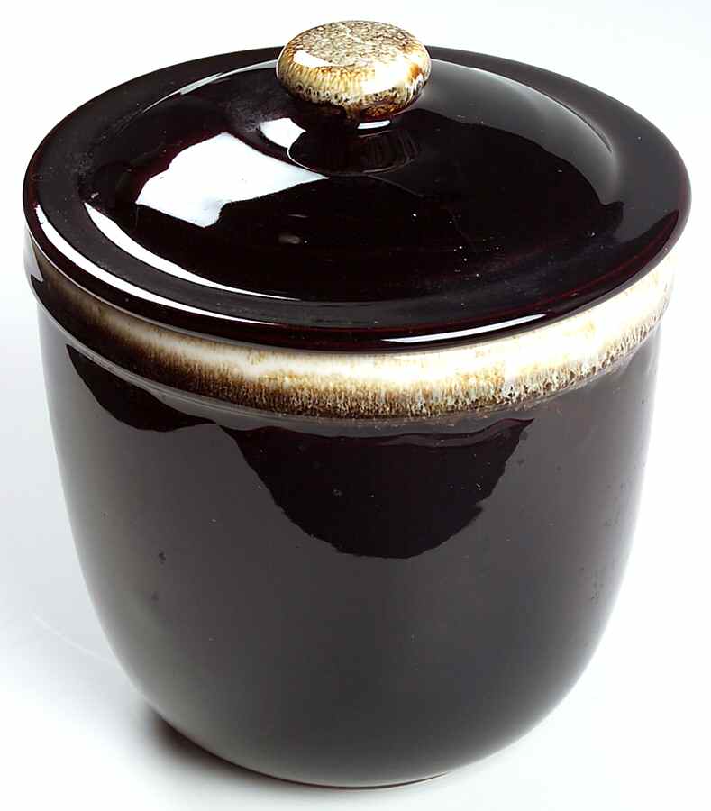 Gourmet Brown Medium Canister & Lid by Pfaltzgraff-1