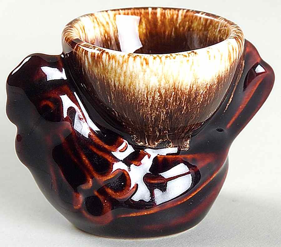 Gourmet Brown Single Egg Cup by Pfaltzgraff-1