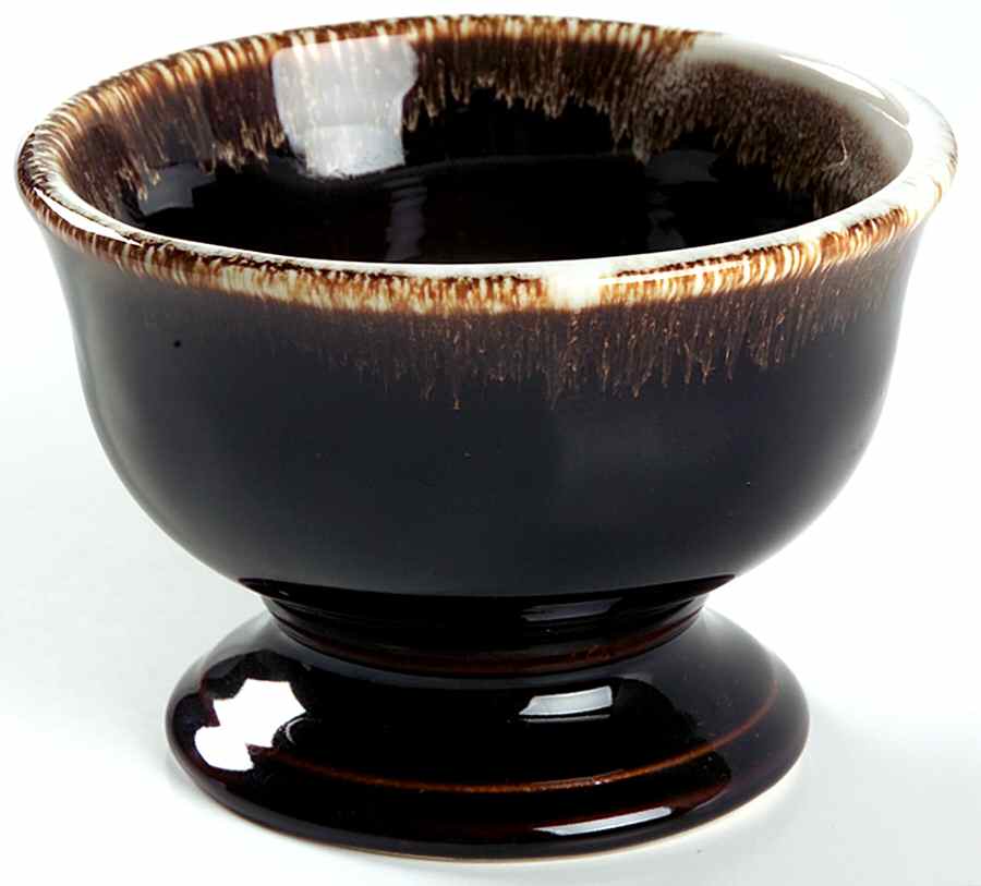 Gourmet Brown China Sherbet by Pfaltzgraff-1