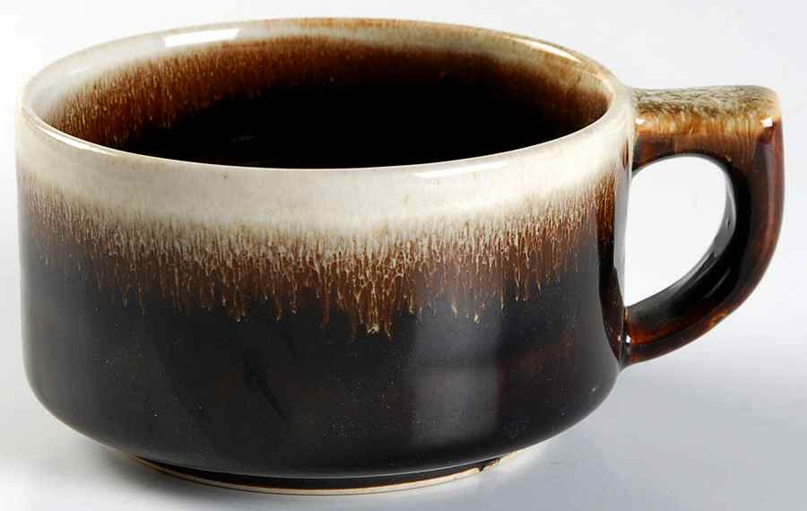 Gourmet Brown Flat Cup by Pfaltzgraff-1