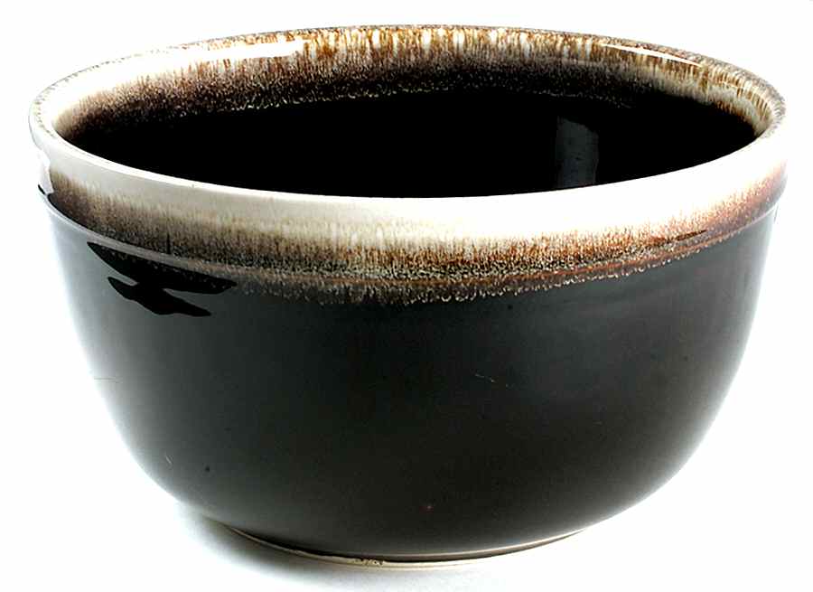 Gourmet Brown 9" Salad Serving Bowl by Pfaltzgraff-1