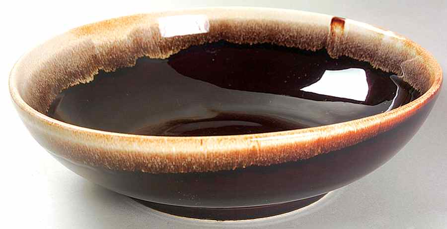 Gourmet Brown 9" Round Vegetable Bowl by Pfaltzgraff-1