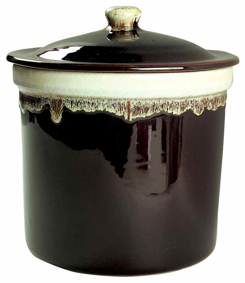 Gourmet Brown Extra Large Canister & Lid by Pfaltzgraff-1