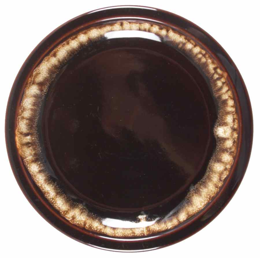 Gourmet Brown Luncheon Plate by Pfaltzgraff-1