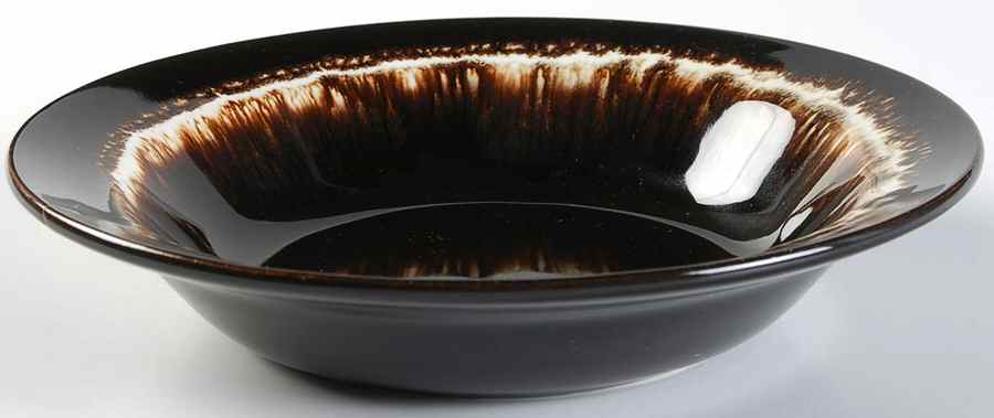 Gourmet Brown Rim Soup Bowl by Pfaltzgraff-1
