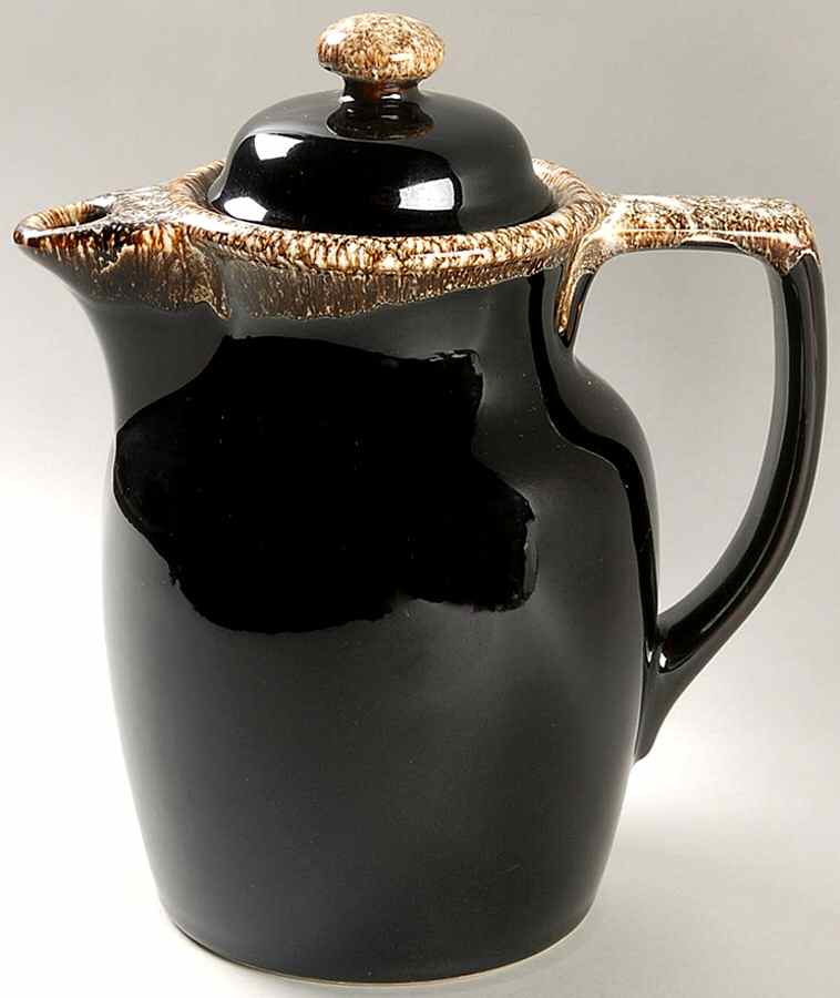 Gourmet Brown Coffee Pot & Lid by Pfaltzgraff-1