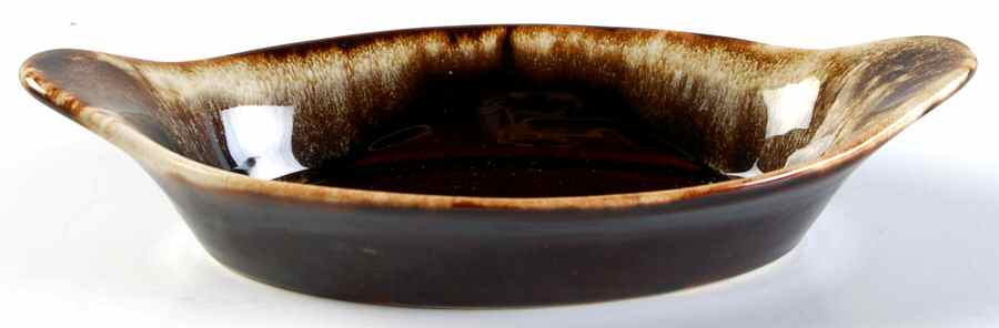 Gourmet Brown 9" Augratin by Pfaltzgraff-1
