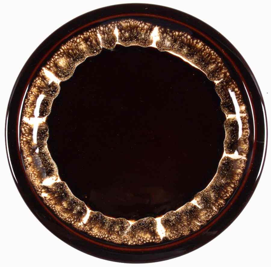 Gourmet Brown Luncheon Plate by Pfaltzgraff-1