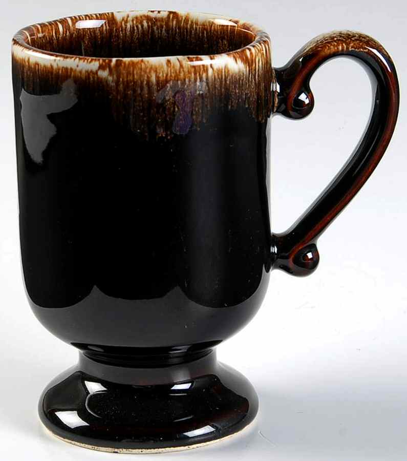 Gourmet Brown Pedestal Mug by Pfaltzgraff-1