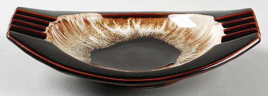 Gourmet Brown 8" Ashtray by Pfaltzgraff-1