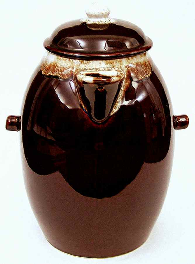 Gourmet Brown Beverage Server No Stand by Pfaltzgraff-1