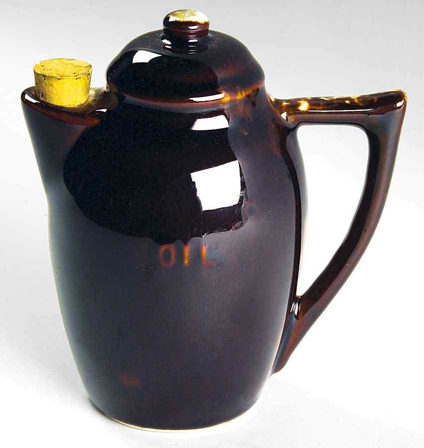 Gourmet Brown Handled Oil with Cork Stopper by Pfaltzgraff-1