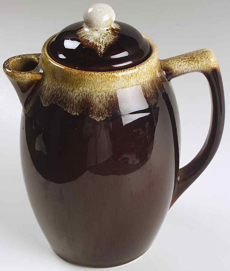 Gourmet Brown Coffee Pot & Lid by Pfaltzgraff-1