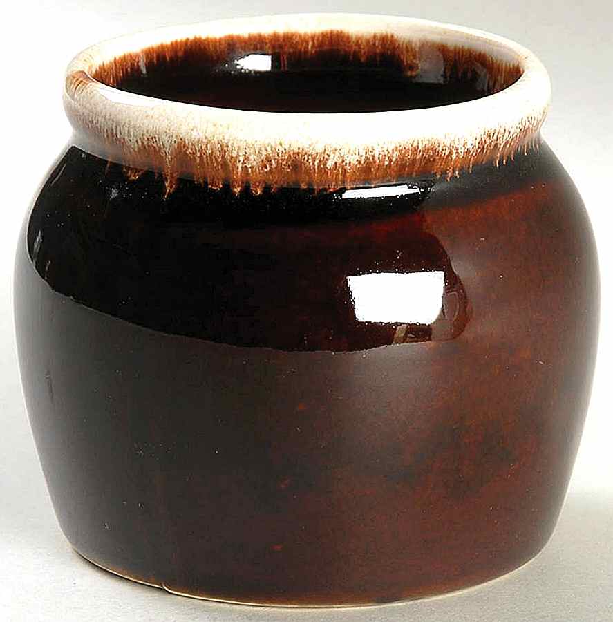 Gourmet Brown Miniature Open Crock by Pfaltzgraff-1
