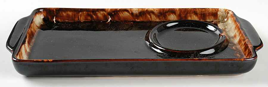 Gourmet Brown Snack Plate by Pfaltzgraff-1