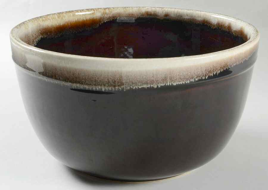 Gourmet Brown 10" Large Salad Serving Bowl by Pfaltzgraff-1