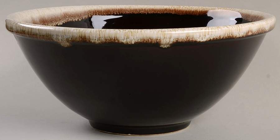 Gourmet Brown 9" Salad Serving Bowl by Pfaltzgraff-1