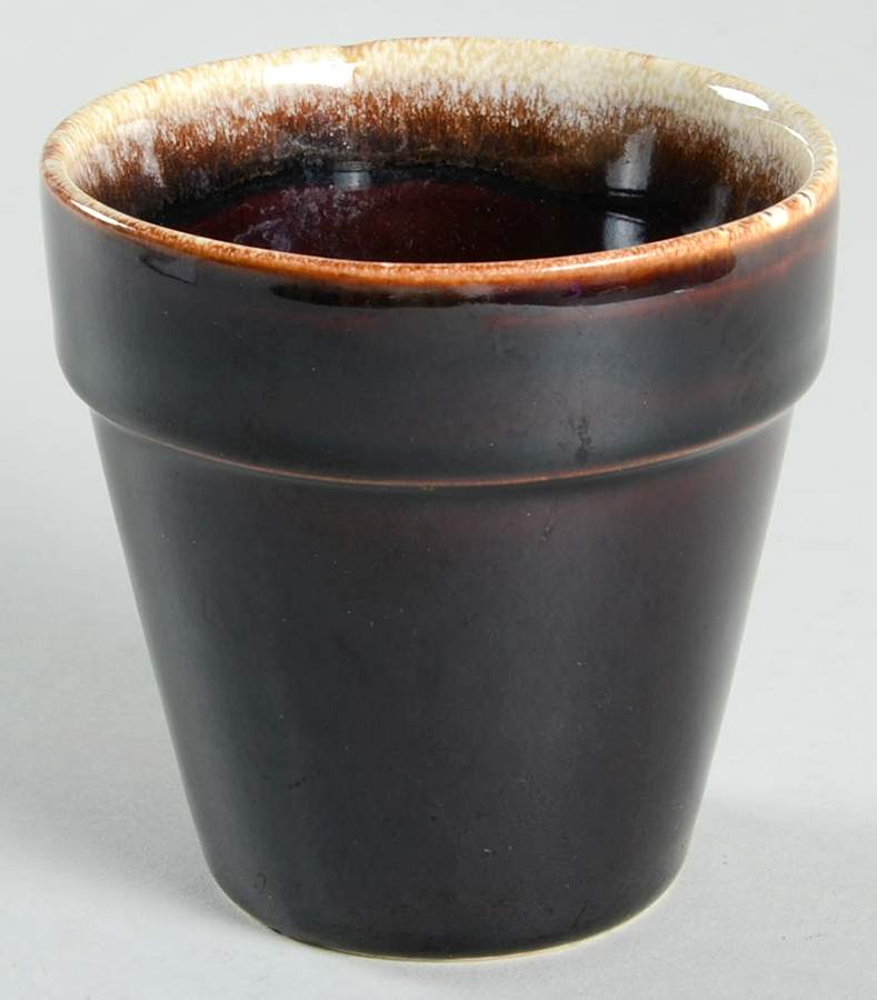 Gourmet Brown 3" Flower Pot No Underplate by Pfaltzgraff-1