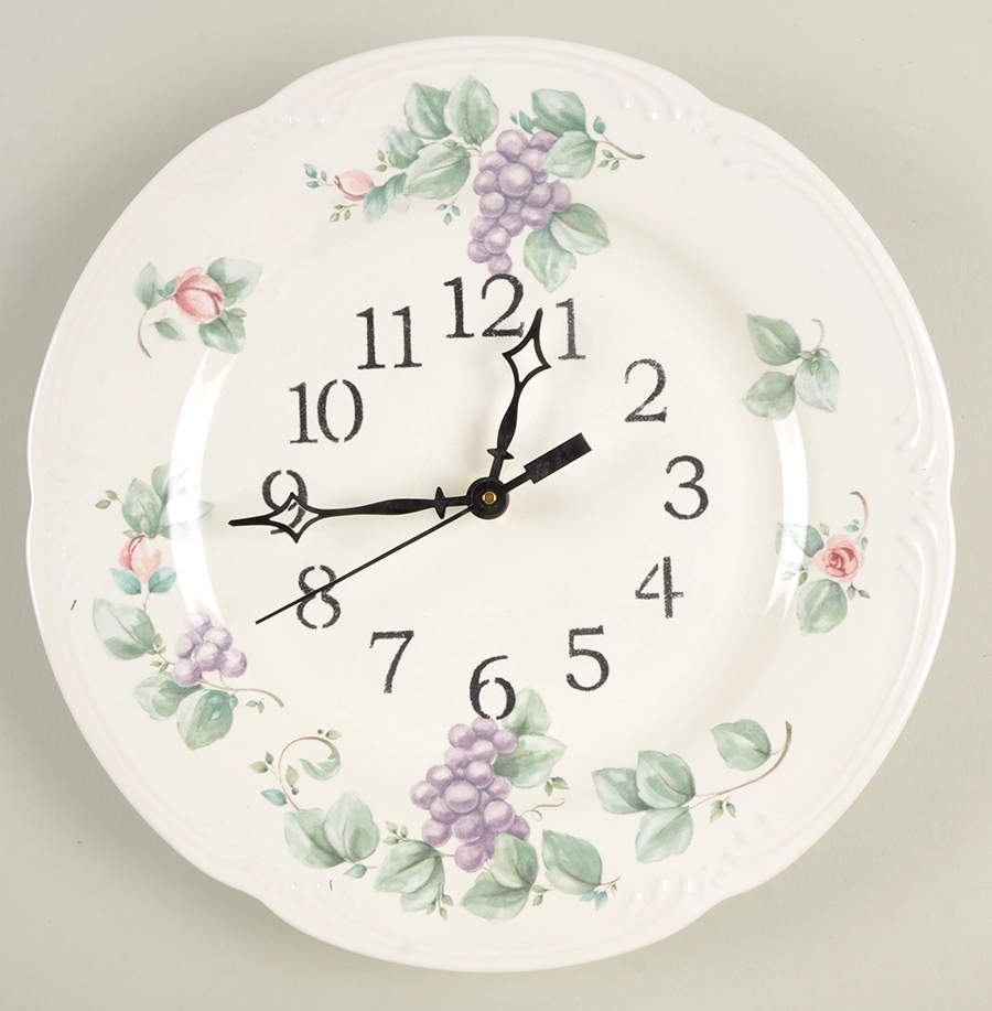 Grapevine Clock Plate by Pfaltzgraff-1
