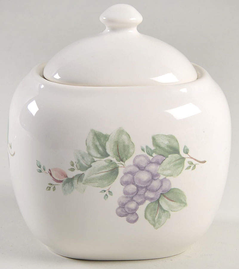 Grapevine Sugar Bowl & Lid by Pfaltzgraff-1