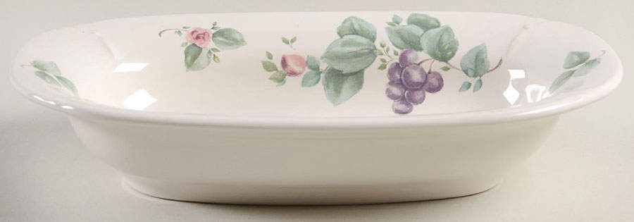Grapevine 8" Oval Renaissance Bowl by Pfaltzgraff-1