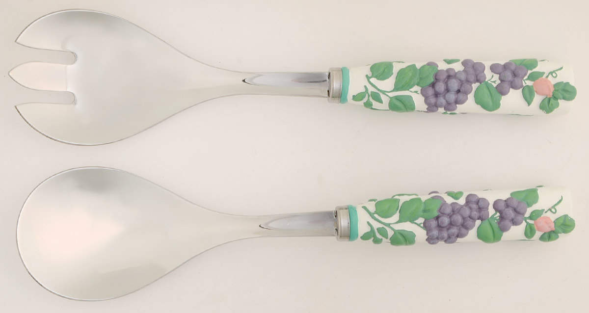 Grapevine (2 Piece) Salad Set with Stainless Bowl by Pfaltzgraff-1