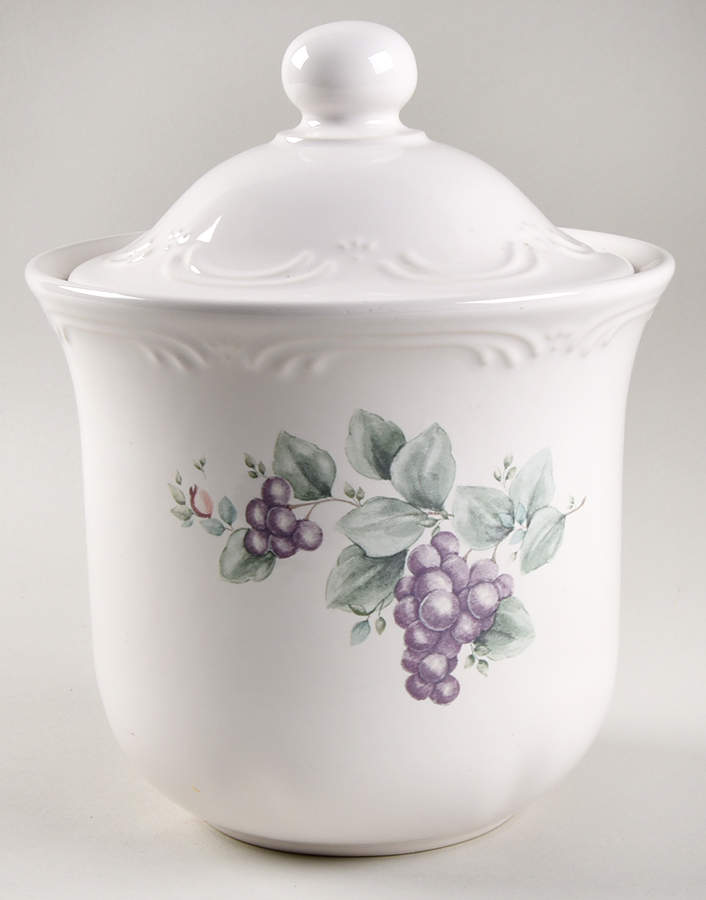 Grapevine Medium Canister & Lid by Pfaltzgraff-1