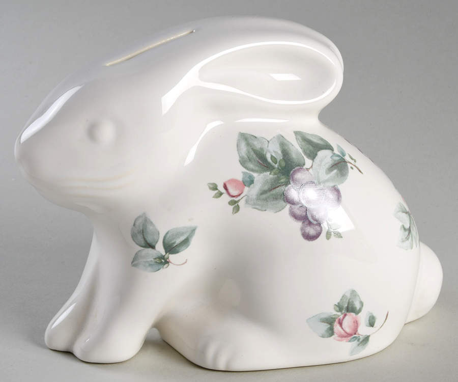 Grapevine Bunny Bank by Pfaltzgraff-1