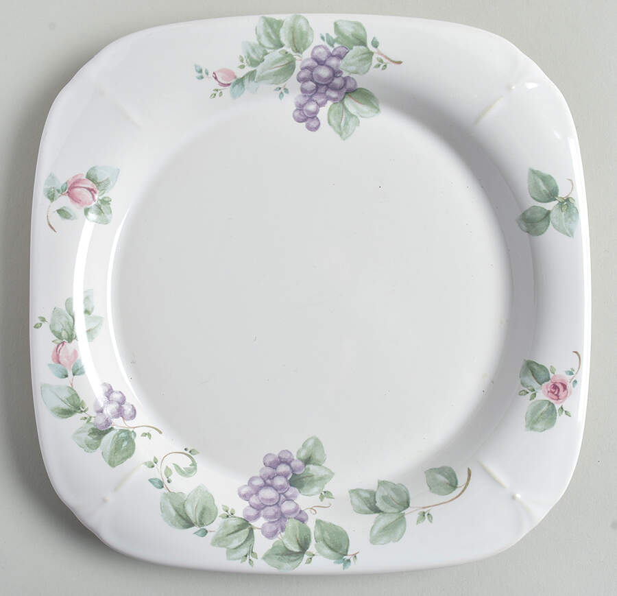Grapevine Square Luncheon Plate by Pfaltzgraff-1