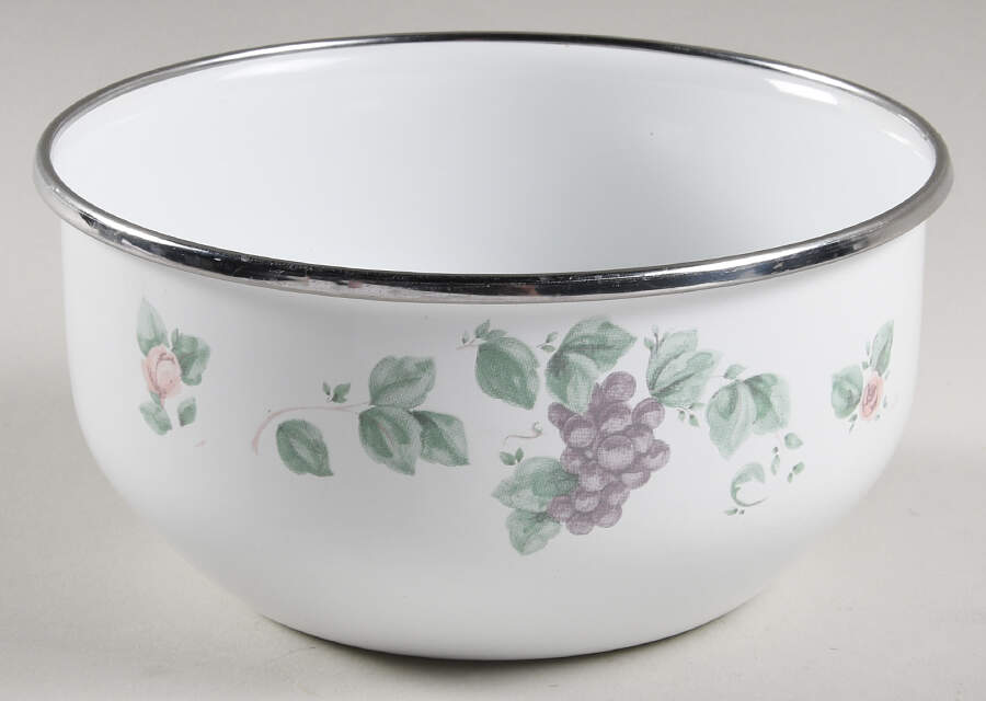 Grapevine 5 3/4" Metal Bowl by Pfaltzgraff-1