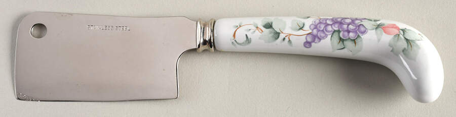 Grapevine Cheese Cleaver with Stainless Blade by Pfaltzgraff-1