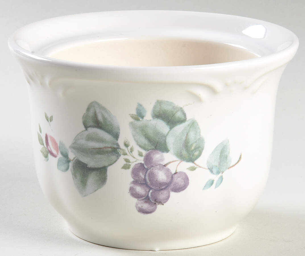 Grapevine Sugar Bowl No Lid by Pfaltzgraff-1