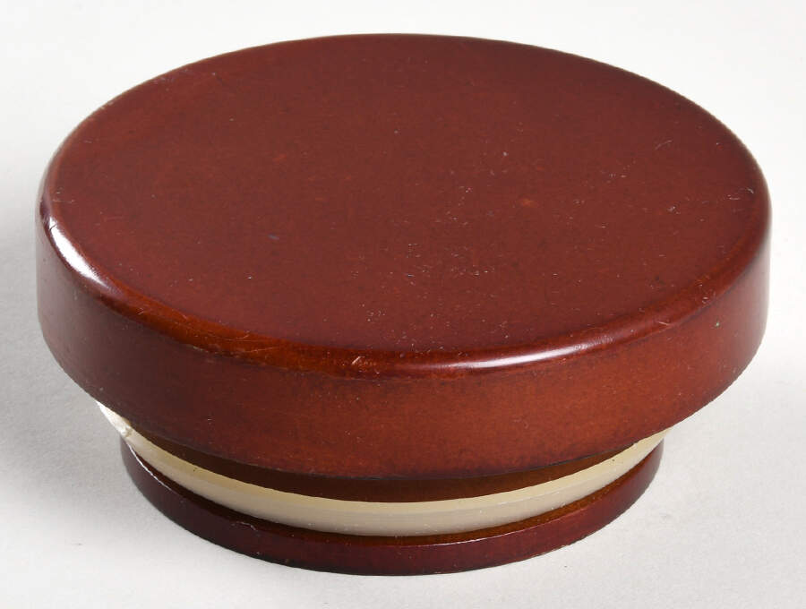 Grapevine Wood Lid for Large Cylinder Canister by Pfaltzgraff-1