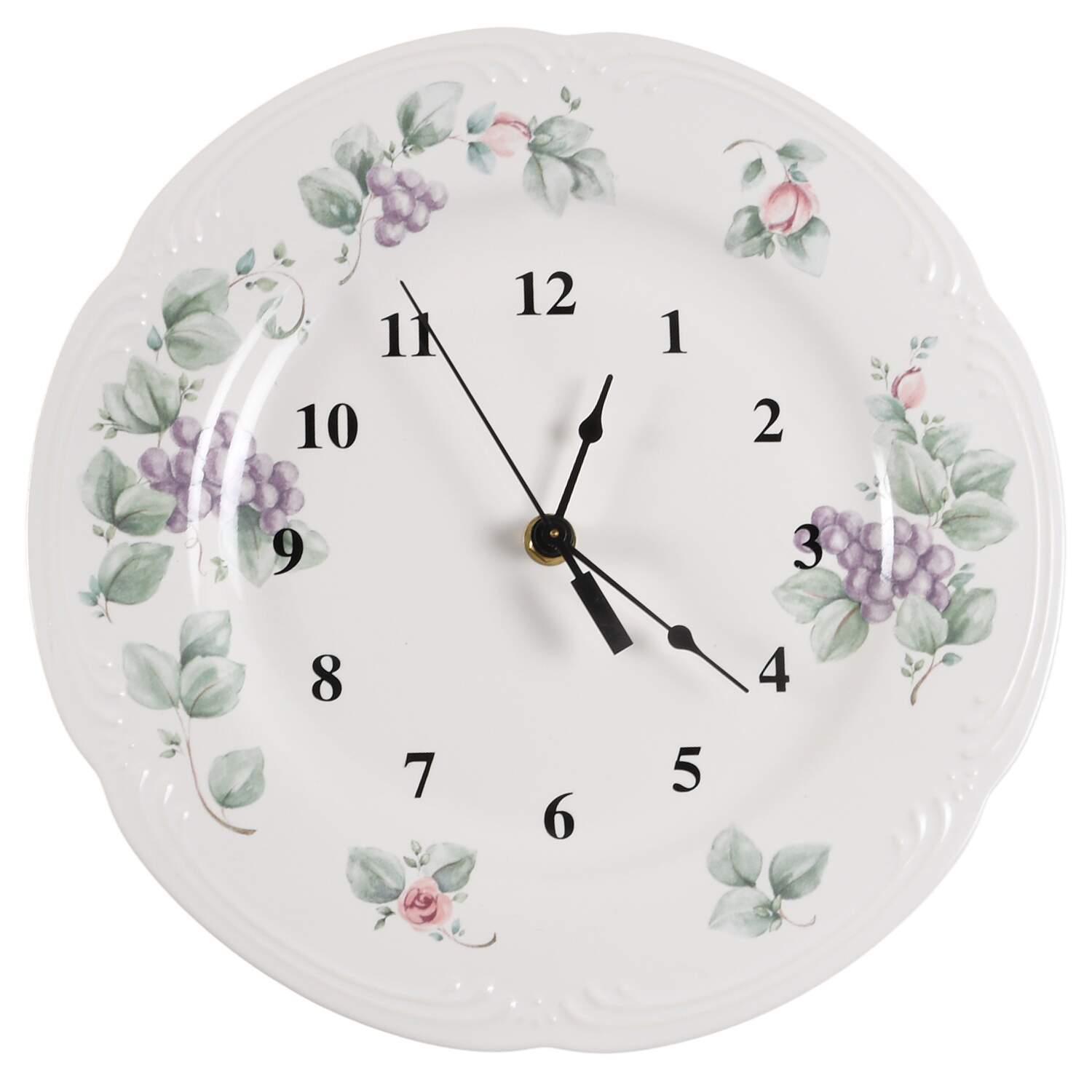 Grapevine 1-2" depth  Clock Plate HC by Pfaltzgraff-1