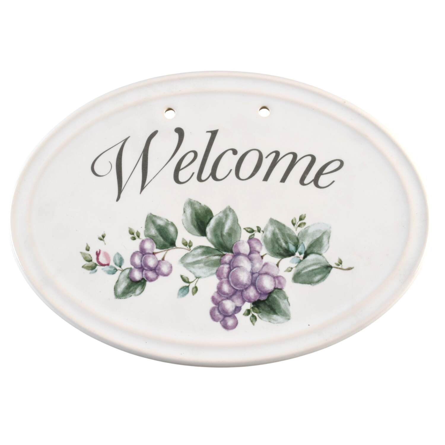 Grapevine "Welcome" Wall Plaque by Pfaltzgraff-1
