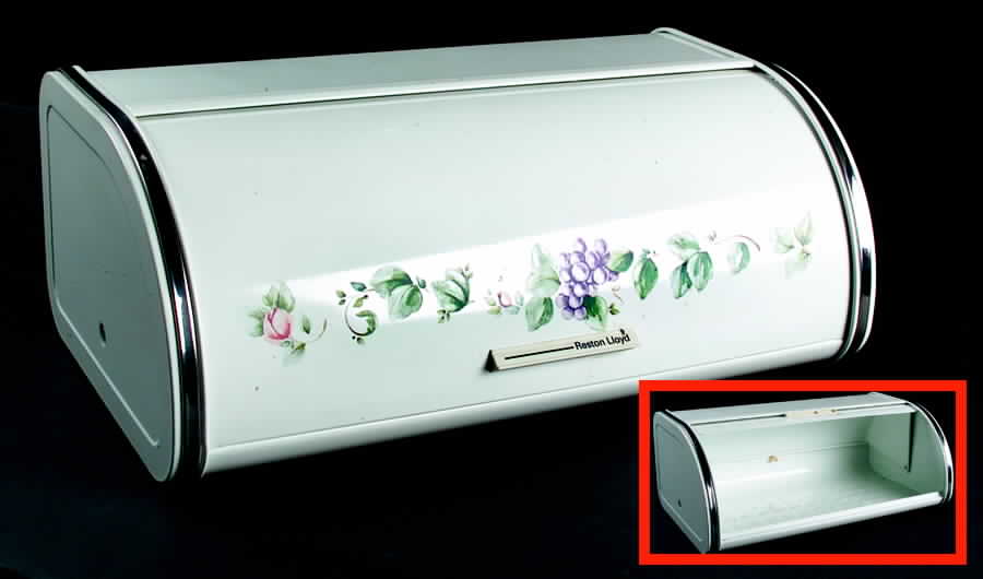 Grapevine Metal Bread Box by Pfaltzgraff-1