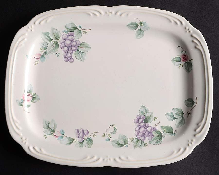Grapevine Oval Buffet Dish by Pfaltzgraff-1