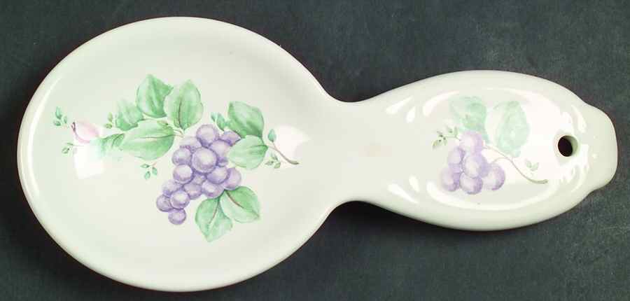Grapevine Spoon Rest/Holder (Holds 1 Spoon) by Pfaltzgraff-1