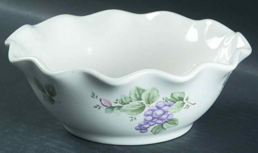 Grapevine Small Round Fluted Bowl by Pfaltzgraff-1