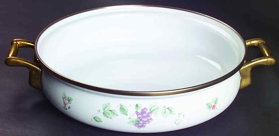 Grapevine 10" Metal Buffet Server by Pfaltzgraff-1