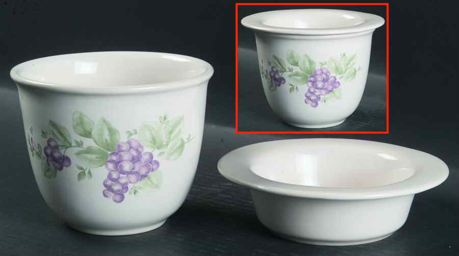 Grapevine Dip Cooler Set-(Dip Bowl &Icer by Pfaltzgraff-1