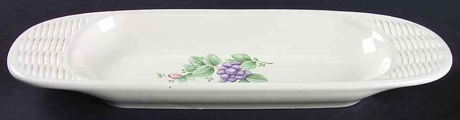 Grapevine Oblong Basketweave Tray by Pfaltzgraff-1