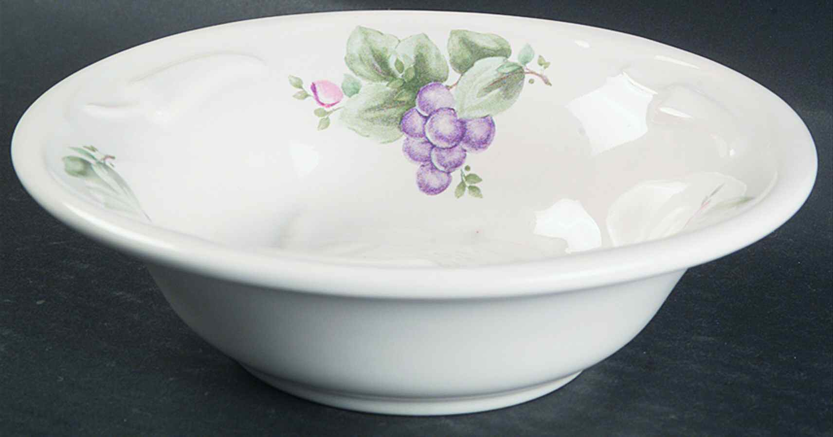 Grapevine Embossed Salsa Bowl by Pfaltzgraff-1