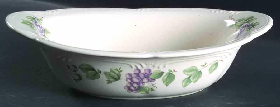 Grapevine 13" Oval Vegetable Bowl by Pfaltzgraff-1