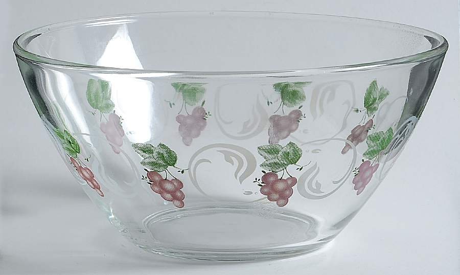 Grapevine Glassware Fruit Bowl by Pfaltzgraff-1