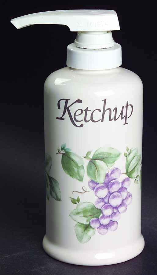 Grapevine Ketchup Dispenser by Pfaltzgraff-1